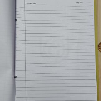 IGNOU Blank Assignment File For Assignment Writing | One Side Writing | 75 GSM A4 Size Ruled Sheet | 30 Sheet For Writing| One Side Margin For Writing | With Cover Page And Cover File (Hard Copy)